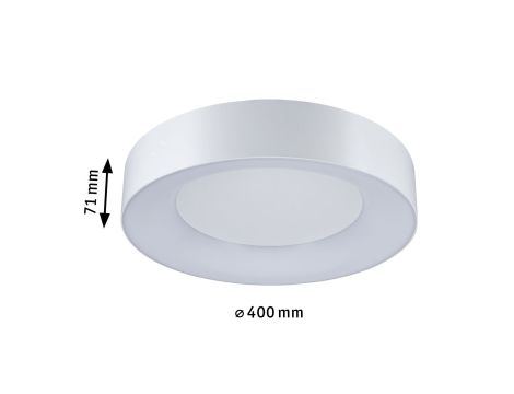Plafoniera CASCA LED 23W 2100lm okrągła 400mm 2700/4000/6500K IP44 230V biały / tworzywo sztuczne - 6