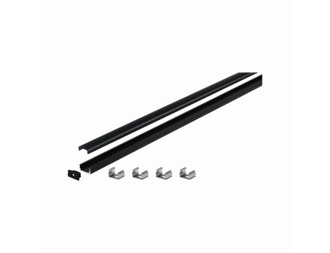 Profil taśmy Base LED czarny dyfuzor 2m czarny / aluminium / tworzywo sztuczne - 5