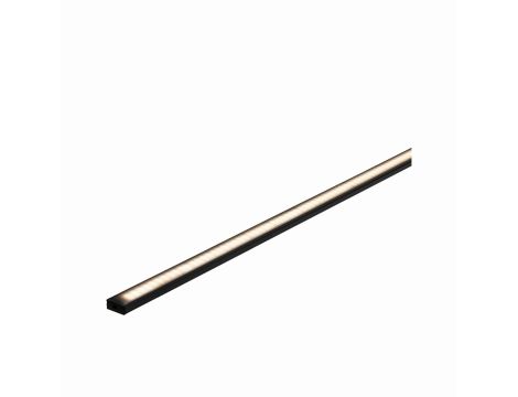 Profil taśmy Base LED czarny dyfuzor 1m czarny / aluminium / tworzywo sztuczne - 3