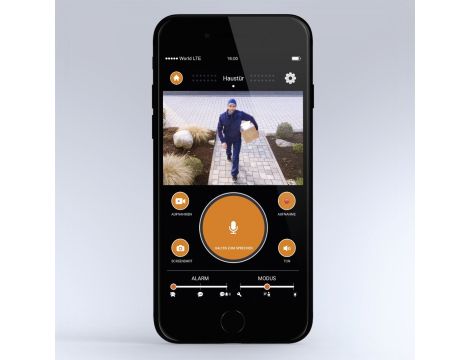 Oprawa elewacyjna z  kamerą i czujnikiem Steinel L 620 CAM SC LED PIR 14W LED 3000K 925lm IP44 IK03 230V antracytowy / aluminium - 6