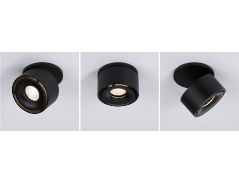 Oprawa wpuszczana LED Spircle czarny mat 8W 3000K 36 st. - 4