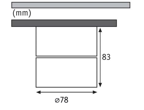Oprawa sufitowa SPIRCLE LED 8W 550lm 36st. 3000K 230V czarny mat/ aluminium - 5
