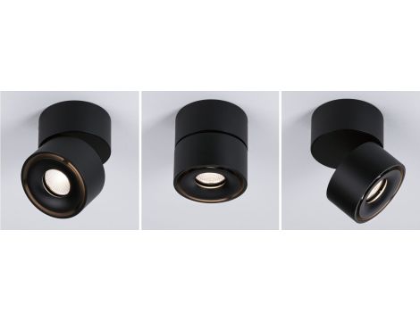 Oprawa sufitowa SPIRCLE LED 8W 550lm 36st. 3000K 230V czarny mat/ aluminium - 3