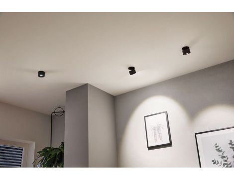 Oprawa sufitowa SPIRCLE LED 8W 550lm 36st. 3000K 230V czarny mat/ aluminium - 4