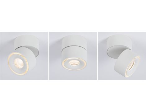 Oprawa sufitowa SPIRCLE LED 8W 550lm 36st. 3000K 230V biały mat/ aluminium - 4