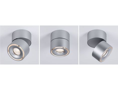 Oprawa sufitowa SPIRCLE LED 8W 550lm 36st. 3000K 230V chrom mat/ aluminium - 3