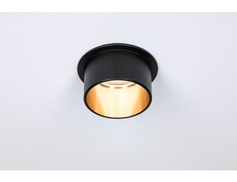 Oprawa do wbudowania GIL COIN LED 3-STEP DIM 6W 470lm 2700K IP44 230V czarny matowy/ złoty - 4