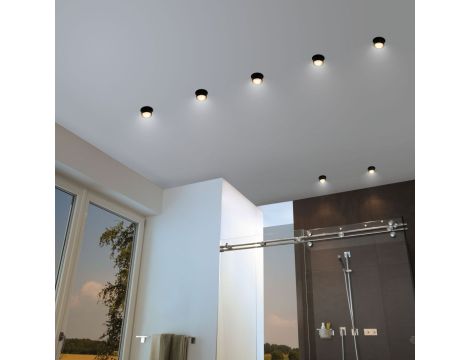 Oprawa do wbudowania GIL COIN LED 3-STEP DIM 6W 470lm 2700K IP44 230V czarny matowy/ złoty - 5