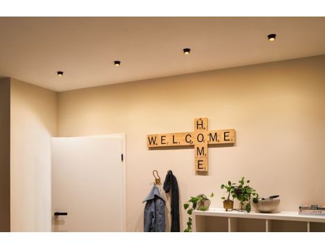 Oprawa do wbudowania GIL COIN LED 3-STEP DIM zestaw 3x6W 470lm 2700K IP44 230V czarny matowy/ złoty - 6