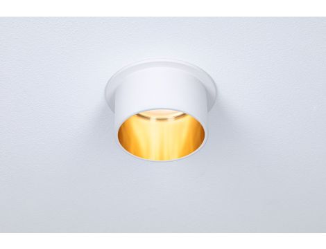 Oprawa do wbudowania GIL COIN LED 3-STEP DIM 6W 470lm 2700K IP44 230V biały matowy/ złoty - 4