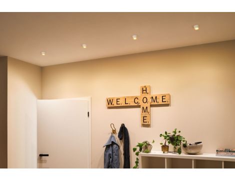 Oprawa do wbudowania GIL COIN LED 3-STEP DIM 6W 470lm 2700K IP44 230V biały matowy/ złoty - 6