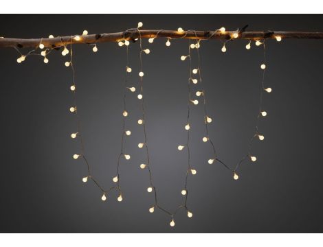 Łańcuch świetlny Plug & Shine 7.5 m 72x2lm DIM 3000K IP44 24V biały / tworzywo sztuczne - 3