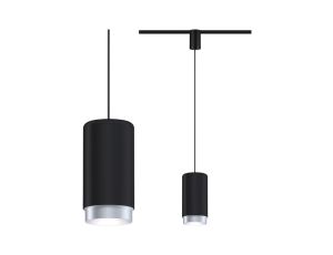 Oprawa zwieszana Urail CORUS max.1x50W E27 230V czarny mat / metal / tworzywo sztuczne