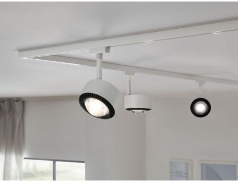 Reflektor na szynoprzewód URail ALDAN DIM 8W 498lm 2700K 230V biały  /  metal - 6