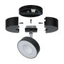 URail Single Spot-Base max50W czarny 230V tworzywo - 6
