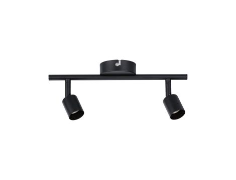 Oprawa ścienno-sufitowa CAROLINA GU10 max. 2x10W 230V czarny mat / metal