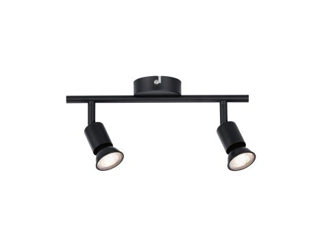 Oprawa ścienno-sufitowa CAROLINA GU10 max. 2x10W 230V czarny mat / metal - 2