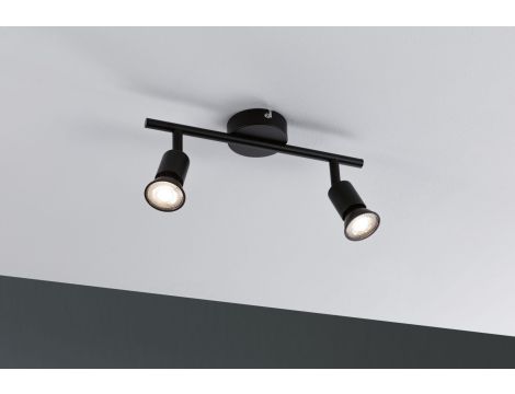 Oprawa ścienno-sufitowa CAROLINA GU10 max. 2x10W 230V czarny mat / metal - 4