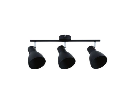 Oprawa ścienno-sufitowa DAVY max. 3x20W E27 230V czarny metal