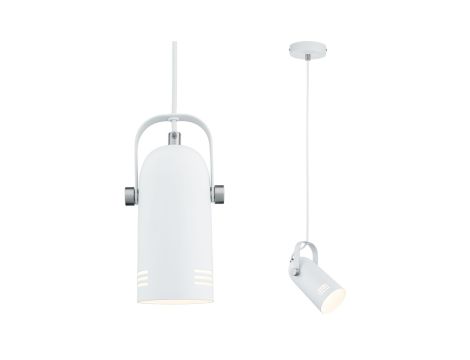 Neordic Lavea  lampa wisząca max. 1x15W E27 biały 230V metal