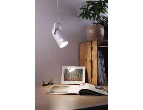 Neordic Lavea  lampa wisząca max. 1x15W E27 biały 230V metal - 4