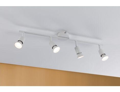 Oprawa ścienno-sufitowa CAROLINA GU10 max. 4x10W 230V biały mat / metal - 4