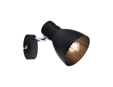 Oprawa ścienno-sufitowa DAVY max.1x20W E27 230V czarny metal - 3