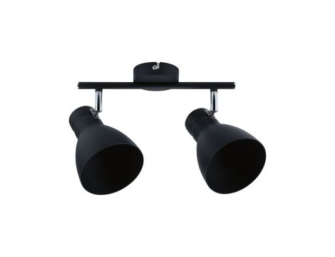 Oprawa ścienno-sufitowa DAVY max. 2x20W E27 230V czarny metal