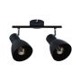 Oprawa ścienno-sufitowa DAVY max. 2x20W E27 230V czarny metal - 5