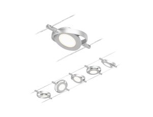 System linkowy RoundMac chrom matowy/Chrom max. 5x4,5W bez lampki DC