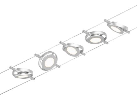 System linkowy RoundMac chrom matowy/Chrom max. 5x4,5W bez lampki DC - 3