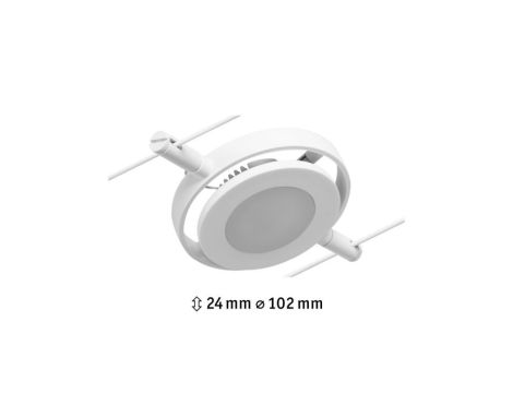 Oprawa systemu linkowego Round MAC LED 4,5W 3000K 200lm 12V  biały matowy / metal - 6