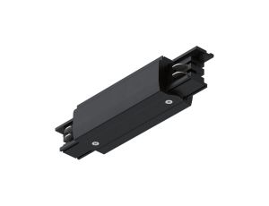 Łącznik prosty do systemu ProRail3 230V czarny / metal / tworzywo sztuczne