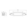 Łącznik prosty do systemu ProRail3 230V czarny / metal / tworzywo sztuczne - 4