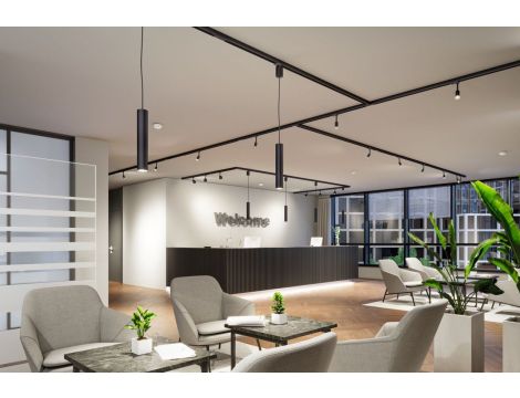 Łącznik do systemu ProRail3 T lewy 230V czarny / metal / tworzywo sztuczne - 3