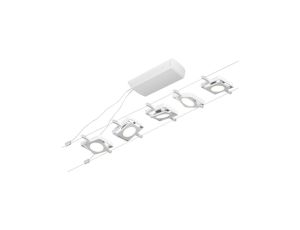 System linkowy zest MacLED 5x4,5W Biały-mat/Chrom 12V DC 60VA twszt 3000K