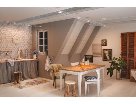 System linkowy zest MacLED 5x4,5W Biały-mat/Chrom 12V DC 60VA twszt 3000K - 6