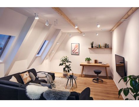 System linkowy DC zest Cone max5x10W Chrom mat/Chrom GU5,3 12V DC 60VA twszt/met - 3