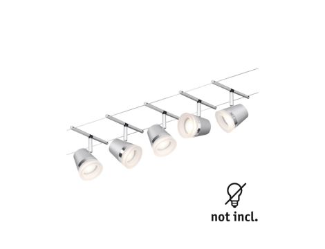 System linkowy DC zest Cone max5x10W Chrom mat/Chrom GU5,3 12V DC 60VA twszt/met - 4