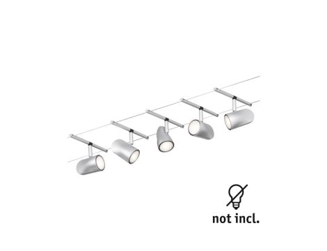 System linkowy DC zest Cup max5x10W Chrom mat/Chrom GU5,3 12V DC 60VA twszt/met - 6