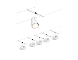 System linkowy DC zest Cup max5x10W Biały mat/Chrom GU5,3 12V DC 60VA twszt/met