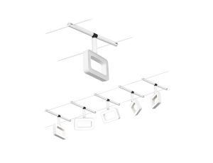 System linkowy DC Frame 5x4,8W Bi mat /Chrom 230V/12V DC 60VA twszt 3000K