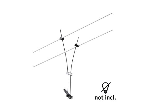 System linkowy Spot Comet max1x50W Czarny mat GU5,3 12V metal - 3