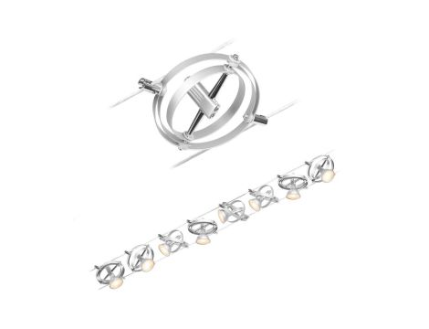 System linkowy DC zest Cardan max.8x7W GU5,3 Chr-m /Chrom 230V/12V DC 60VA metal