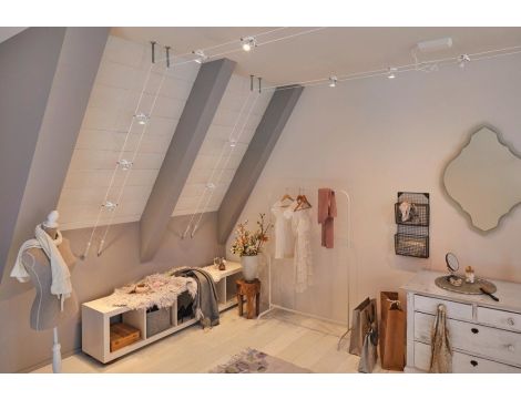 System linkowy DC zest Cardan max.8x7W GU5,3 Bi-mt /Chrom 230V/12V DC 60VA metal - 5