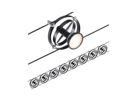 System linkowy DC zest Cardan max.8x7W GU5,3 Cz-mt /Chrom 230V/12V DC 60VA metal