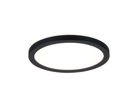 Plafoniera ATRIA SHINE LED Backlight 11.2W 850lm okrągła 190mm 3000K 230V czarny matowy / tworzywo sztuczne