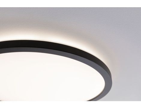 Plafoniera ATRIA SHINE LED Backlight 11.2W 850lm okrągła 190mm 3000K 230V czarny matowy / tworzywo sztuczne - 3