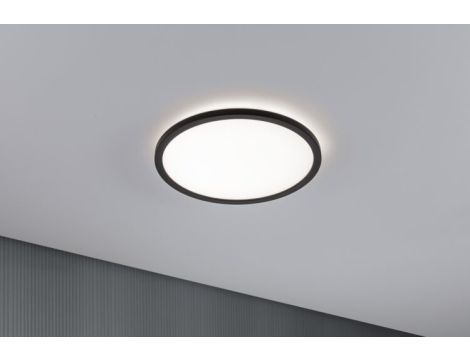 Plafoniera ATRIA SHINE LED Backlight 16W 1600lm okrągła 293mm 4000K 230V czarny matowy / tworzywo sztuczne - 3