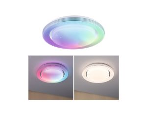 Panel Rainbow Dynamic 38,5W RGB Zmienna Biel Biały/chrom